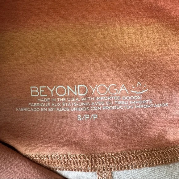 Beyond Yoga Soft Mark High Waisted Midi Legging - Ombre Stripe - Picture 9 of 11